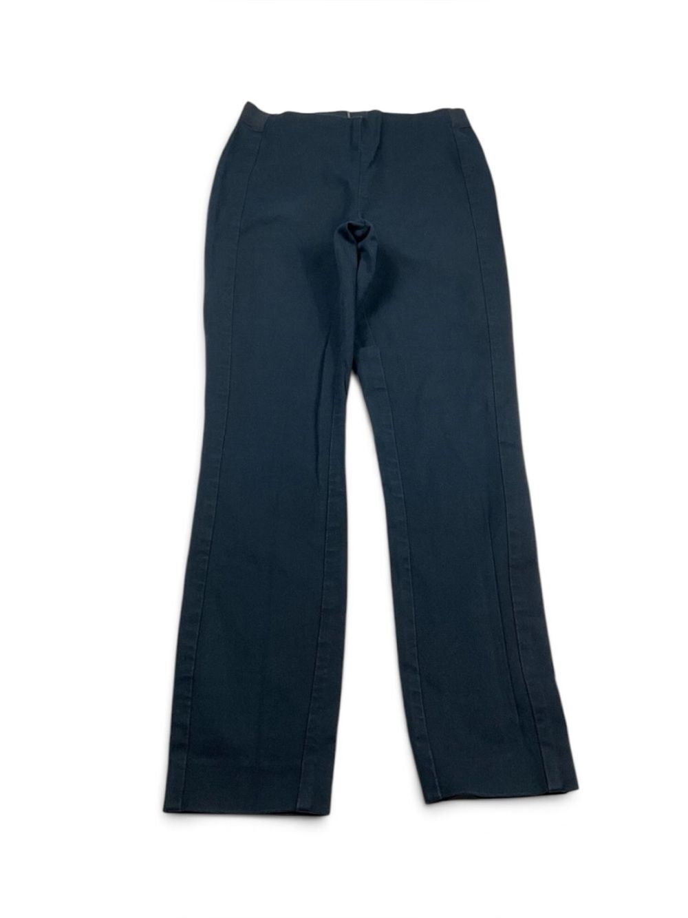 Elie Tahari Tailored Pants Navy Blue Classic Comfort Stretch Workwear Pull On XS
